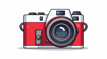 Camera Logo. icon design. Template elements flat vector