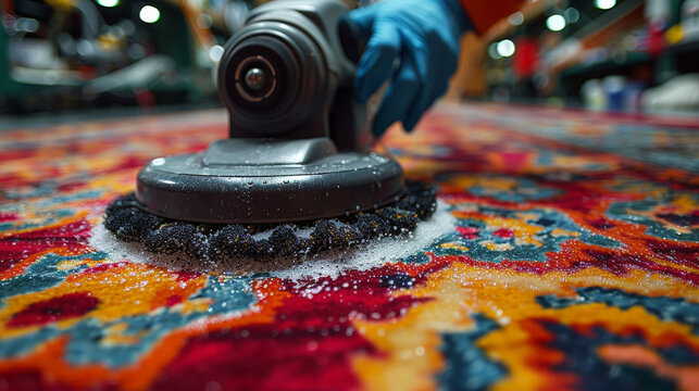 Rug Shampooing with Professional Precision: A Clean Sweep