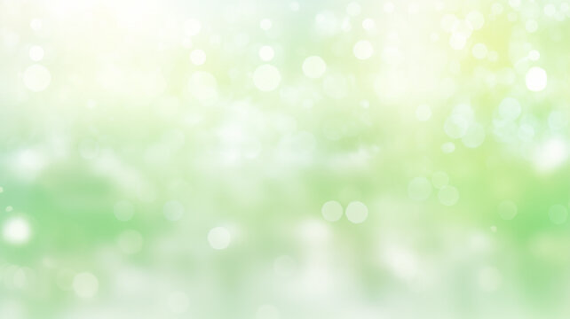 Abstract green pastel spring background in sunlight