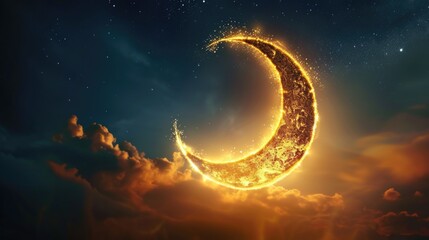 Enchanting moon - Illustration