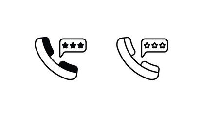 Phone Call icon design with white background stock illustration