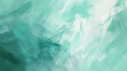 Abstract mint watercolor background in grunge style - obrazy, fototapety, plakaty