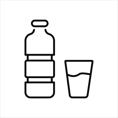 Water icon editable stock vector stock