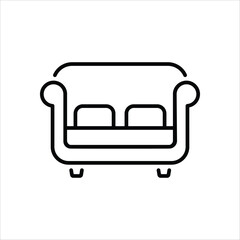 Sofa  icon editable stock vector stock