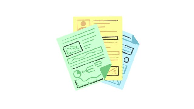 Recap Data Analysis, Sales Reports, Financial Reports, Consumer Data, E-Commerce Motion Graphics, 2D Green Screen Animation, Hand Drawn Style Illustration.