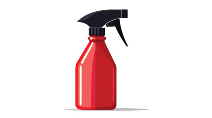 Spray bottle isolated on white background flat vector