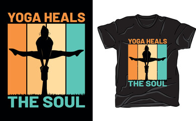 Yoga t-shirt Design