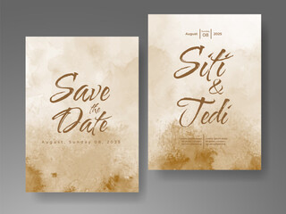 Cards with watercolor background. Design for your cover, date, postcard, banner, logo.