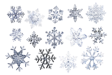 Blue snowflake designs in a seamless pattern  perfectly capture the beauty of winter