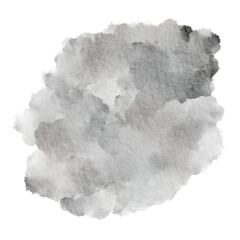 Abstract Pastel Gray Watercolor Splash Paper Texture Paint Stain Background Circle
