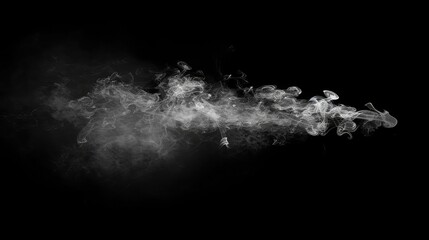 Movement of white smoke abstract background,abstarct smoke swirls in black and white colour,White smoke abstract on black background. fire design
