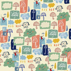 seamless pattern with animals