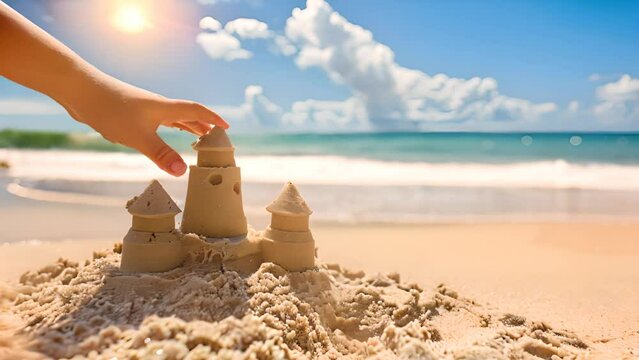 Magical Seaside Creations: Crafting a Charming Sand Castle
