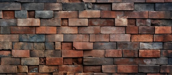 Weathered masonry creating an abstract architectural pattern