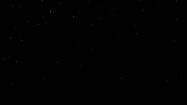 Real dust particles floating in the air on black screen. Ambient particles for videos and compositions. 4k video. Dust Particles Background. Macro slow motion shot, Use blending mode
