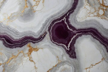 Marble and purple agate fusion texture with golden veins, perfect for modern art, posters, and...