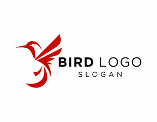 Logo design about Bird on a white background. made using the CorelDraw application.