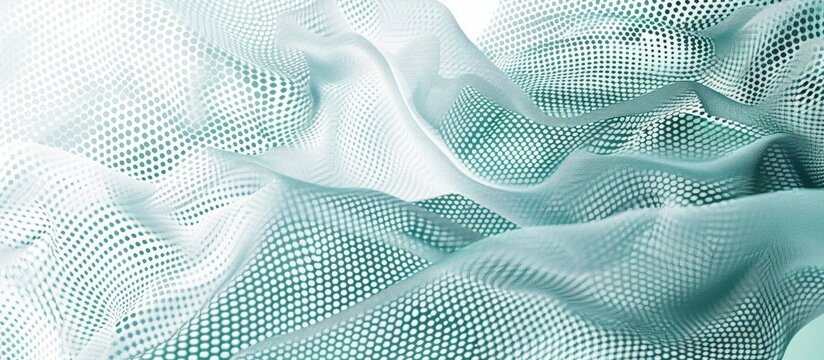 Abstract Polygonal Texture in Light Blue Gradient and Halftone Style for Business Design.