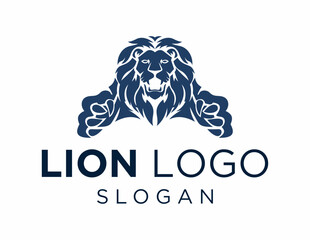 Logo design about Lion on a white background. made using the CorelDraw application. - obrazy, fototapety, plakaty
