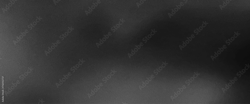 Sticker vector black white grainy background noise texture grunge gradient banner, template empty space colo