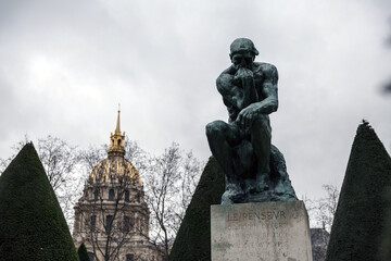 Statue of Rodin, Paris, France