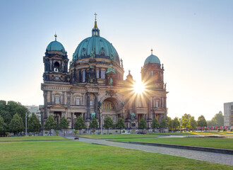 Berlin Cathedral (Berliner Dom) famous landmark in Berlin City, Germany - 762134764