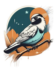 Wren perched on a branch