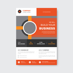 Modern Creative Corporate business, digital marketing agency flyer Brochure design, cover modern layout, annual report, poster, flyer in A4 template