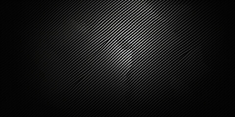 Black carbon fiber background with dark gradient, carbon texture for modern design, black background banner