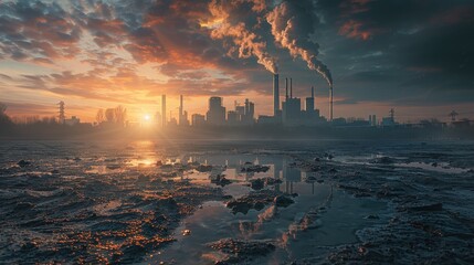 Climate action with visuals that depict efforts to mitigate climate change.