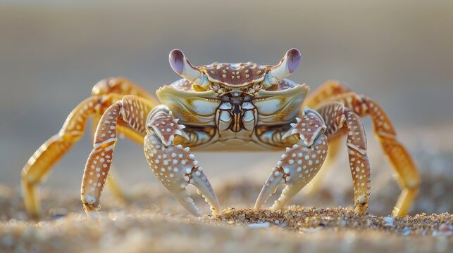 crab sandy close-up