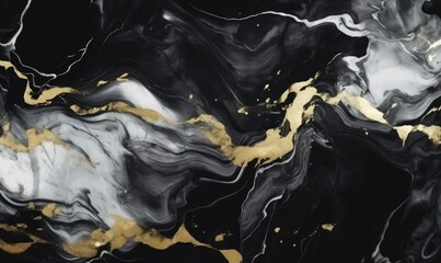 Black background marble with white luxury and dark paint




