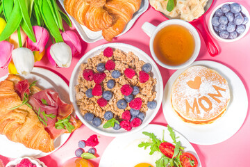 Mothers day Brunch background