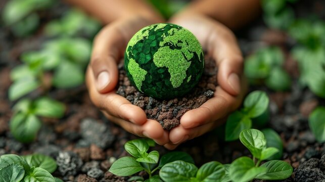 Sustainable living with visuals of eco friendly practices.