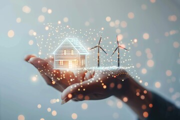 Creating a Connected Community Through Smart Home Integration: The Advantage of Photovoltaics in Customizable Urban Living - obrazy, fototapety, plakaty
