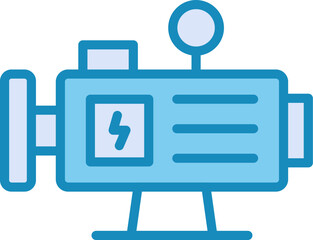 Fototapeta premium Water Pump Vector Icon