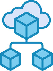 Cloud Infrastructure Vector Icon