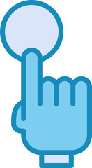 Unique Line Filled Vector Icon