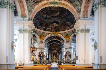Fotobehang Abbey of Saint Gall, Saint Gallen, Switzerland © Wallis Yu
