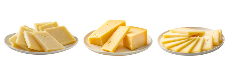 cheese of chips in a plate on a transparent background,PNG