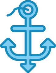 Fototapeta premium Anchor Vector Icon