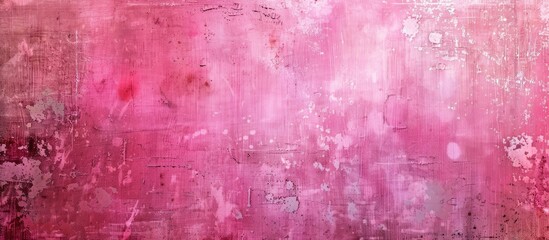 Pink grunge background with vintage abstract texture.