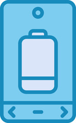 Battery Low Vector Icon