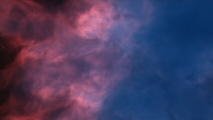 nebula gas cloud in deep outer space
