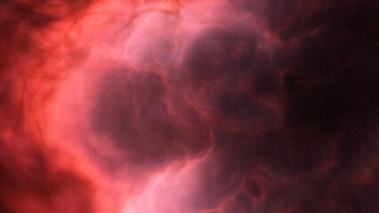 nebula gas cloud in deep outer space
