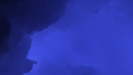 Cosmic background with a blue purple nebula and stars
