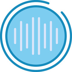 Audio Spectrum Vector Icon