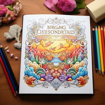 Design captivating and whimsical coloring book