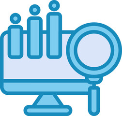 Big Data Analytics Vector Icon