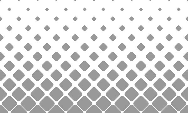 Grey rounded square pattern background. Vector Repeating Texture.